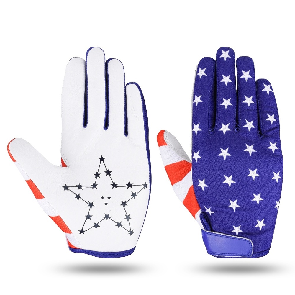 American Flag Style Driving and Cycling Gloves Men